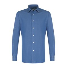 Рубашка из денима с воротником кент Kiton