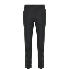 Шерстяные брюки прямого кроя Brioni
