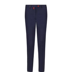 Льняные брюки прямого кроя Kiton
