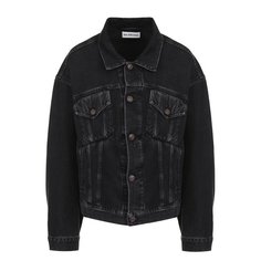 Джинсовая куртка с потертостями Balenciaga