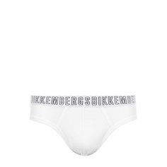 Комплект из трех хлопковых брифов с широкой резинкой Dirk Bikkembergs