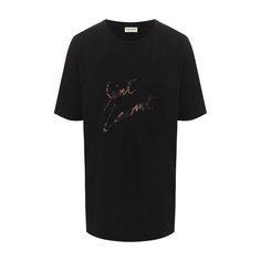 Хлопковая футболка Saint Laurent