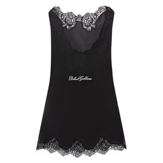 Топ из смеси шелка и хлопка Dolce & Gabbana