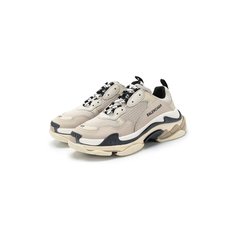 Комбинированные кроссовки Triple S Balenciaga