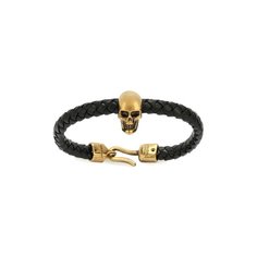 Кожаный браслет Alexander McQueen