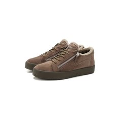 Замшевые кеды Frankie Winter Giuseppe Zanotti Design