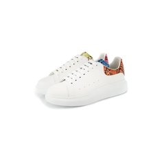 Кожаные кеды Alexander McQueen