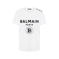 Хлопковая футболка Balmain