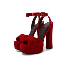 Бархатные босоножки Betty Giuseppe Zanotti Design