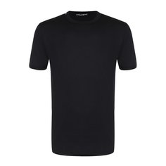 Хлопковая футболка с круглым вырезом Dolce & Gabbana
