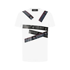 Хлопковая футболка Dsquared2