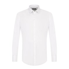 Хлопковая сорочка с воротником кент Dolce & Gabbana