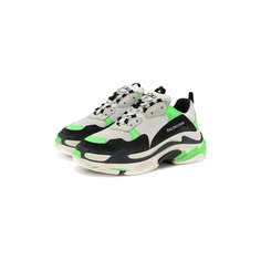 Комбинированные кроссовки Triple S Balenciaga