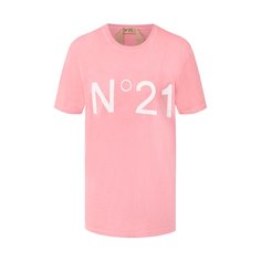 Хлопковая футболка No. 21