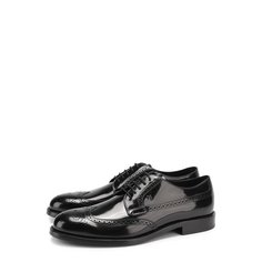 Кожаные дерби с брогированием Tod’s Tods