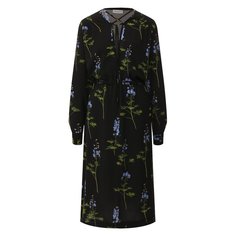 Платье с принтом Dries Van Noten