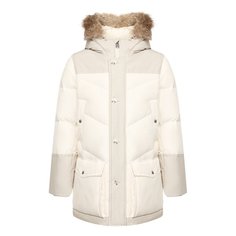 Пуховая парка с меховой отделкой Woolrich
