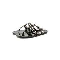 Резиновые шлепанцы Valentino Garavani Rockstud Valentino