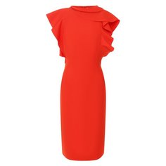 Шерстяное платье Oscar de la Renta