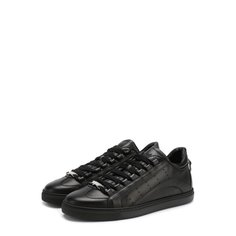 Кожаные кеды 551 на шнуровке Dsquared2