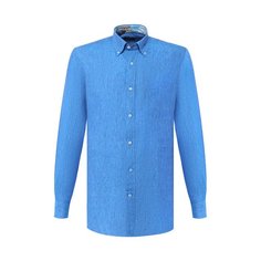 Льняная рубашка с воротником button down Paul&Shark