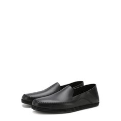 Кожаные эспадрильи с джутовой отделкой Ermenegildo Zegna