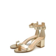 Босоножки Versilia 60 из металлизированной кожи Gianvito Rossi