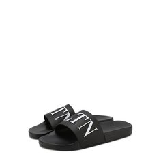Резиновые шлепанцы Valentino Garavani VLTN Valentino