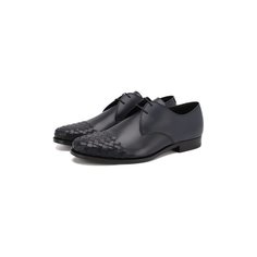 Кожаные дерби с плетением intrecciato Bottega Veneta