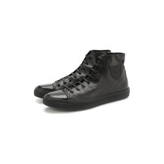 Кожаные кеды Saint Laurent