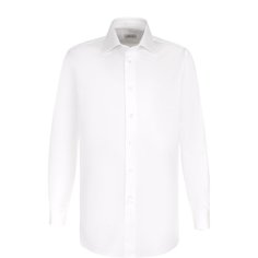 Хлопковая сорочка с воротником кент Brioni