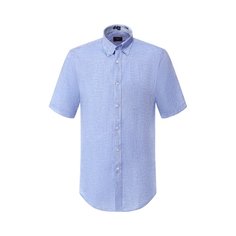 Льняная рубашка с воротником button down Paul&Shark