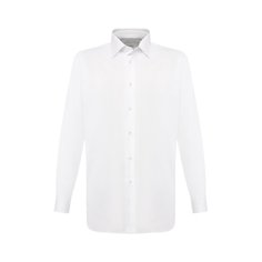 Хлопковая сорочка с воротником кент Brioni