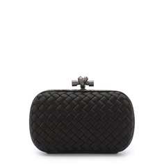 Клатч Knot из сатина с плетением intrecciato Bottega Veneta