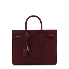 Сумка Sac de Jour Souple small с тиснением под кожу крокодила Saint Laurent