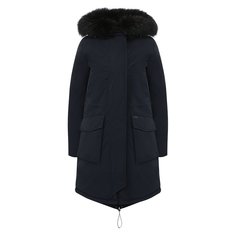 Парка с капюшоном на меховой подкладке Woolrich