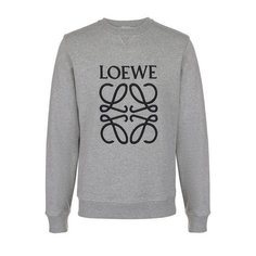 Хлопковый свитшот с логотипом бренда Loewe