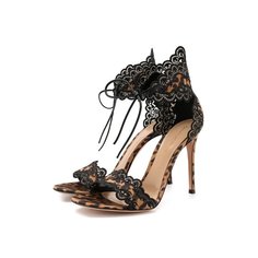 Атласные босоножки Evie Gianvito Rossi