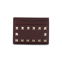 Кожаный футляр для кредитных карт Valentino Garavani Rockstud Valentino