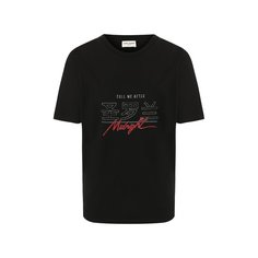 Хлопковая футболка Saint Laurent