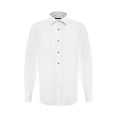 Хлопковая сорочка для смокинга Corneliani
