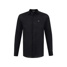 Льняная рубашка Emporio Armani