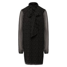 Шелковое платье Saint Laurent