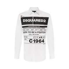 Хлопковая рубашка Dsquared2