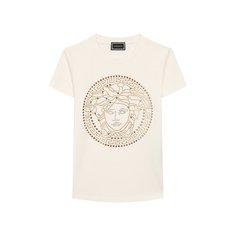 Хлопковая футболка Versace