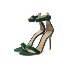 Замшевые босоножки Portofino 105 Gianvito Rossi