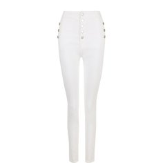 Однотонные джинсы-скинни с завышенной талией J Brand