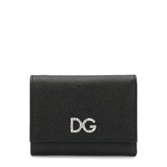 Кожаный кошелек на кнопке Dolce & Gabbana