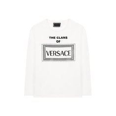 Хлопковый лонгслив Versace