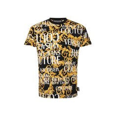 Хлопковая футболка Versace Jeans Couture